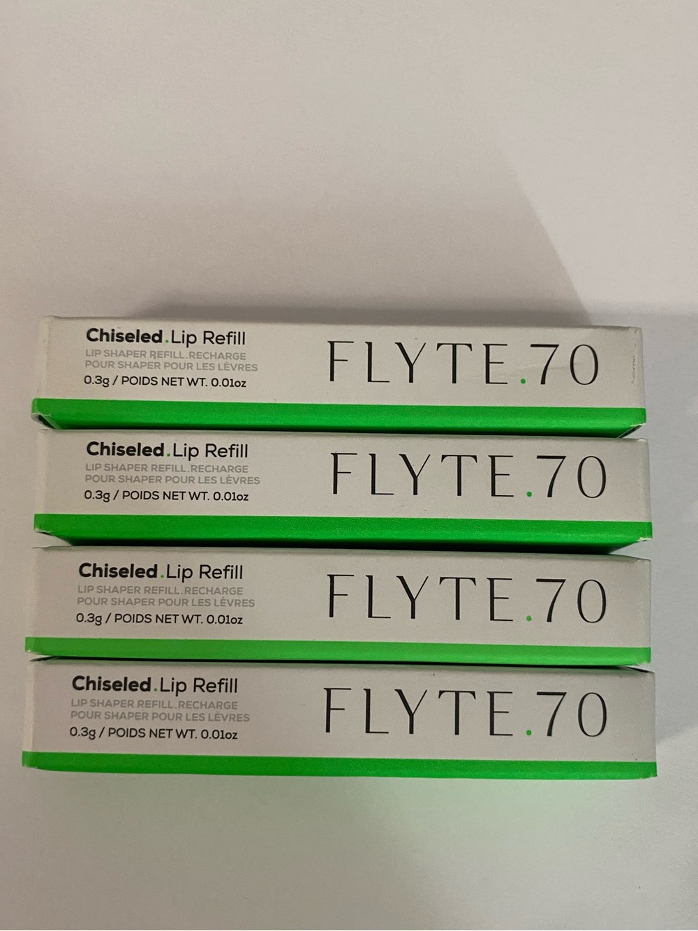 FLYTE.70 Chiseled Lip Refill Set of 4 (MSRP $64)